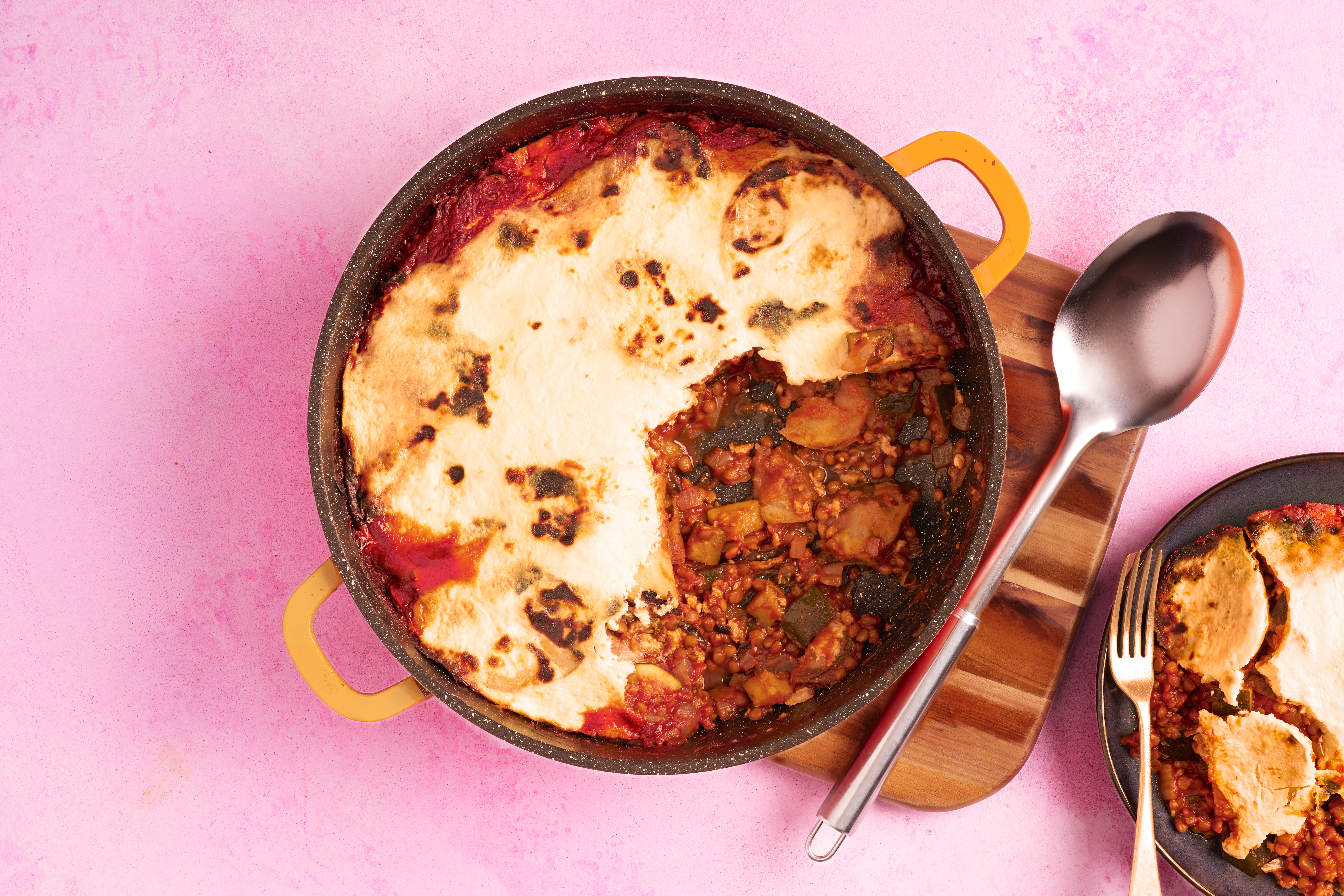Luscious lentil moussaka | Dairy Recipe | Healthy Recipe Box Delivery ...
