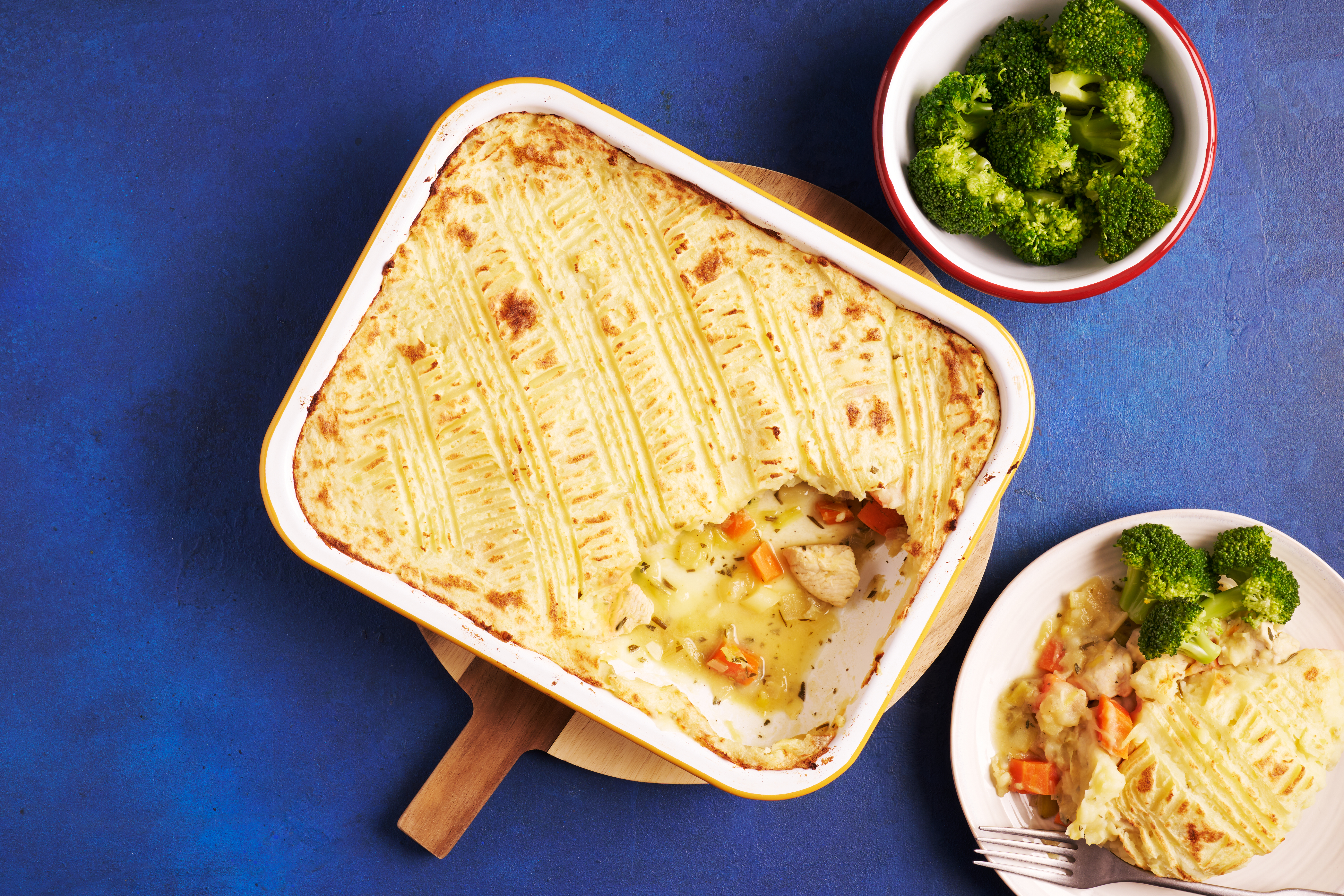 Herby chicken pie