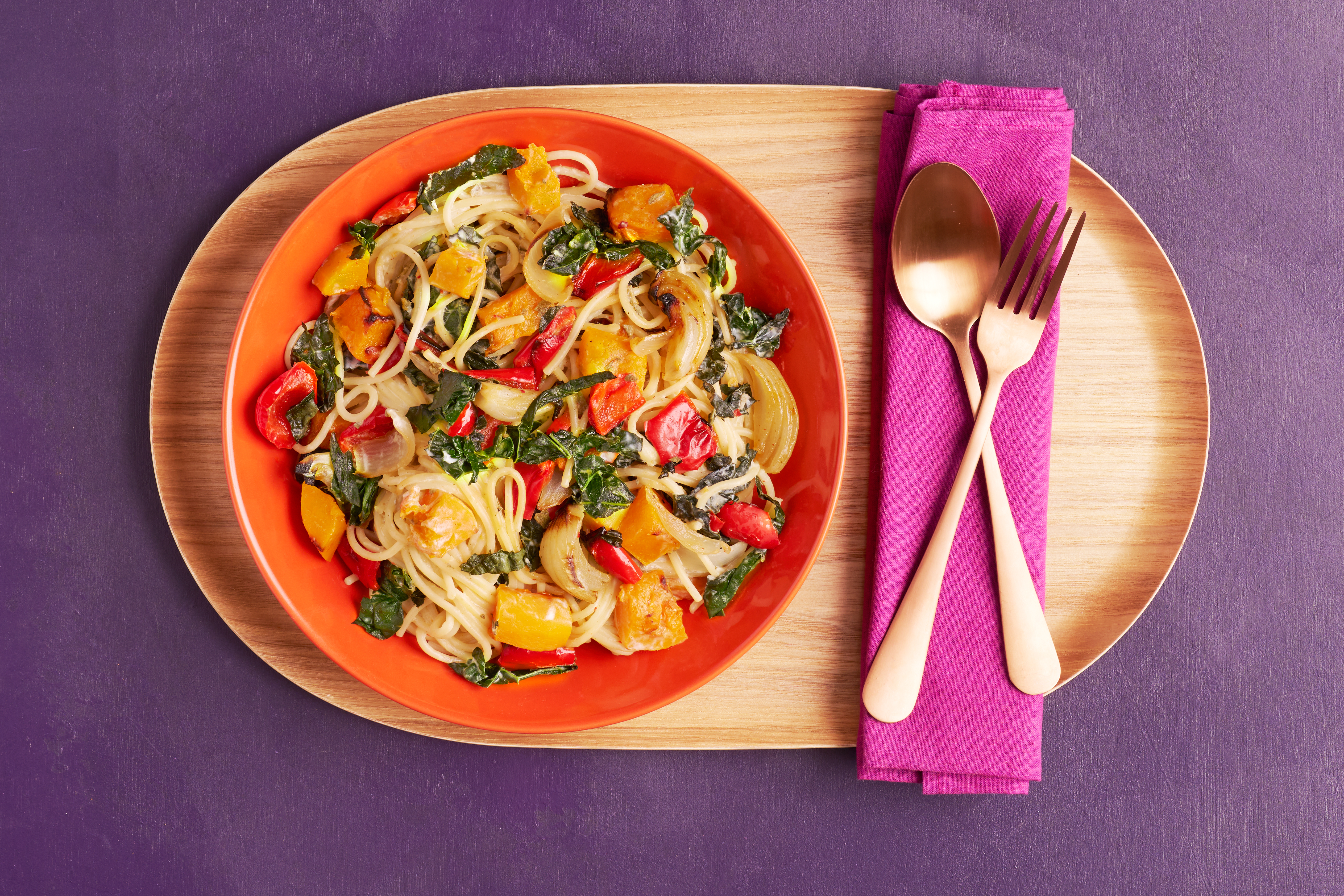 Butternut squash & sage spaghetti