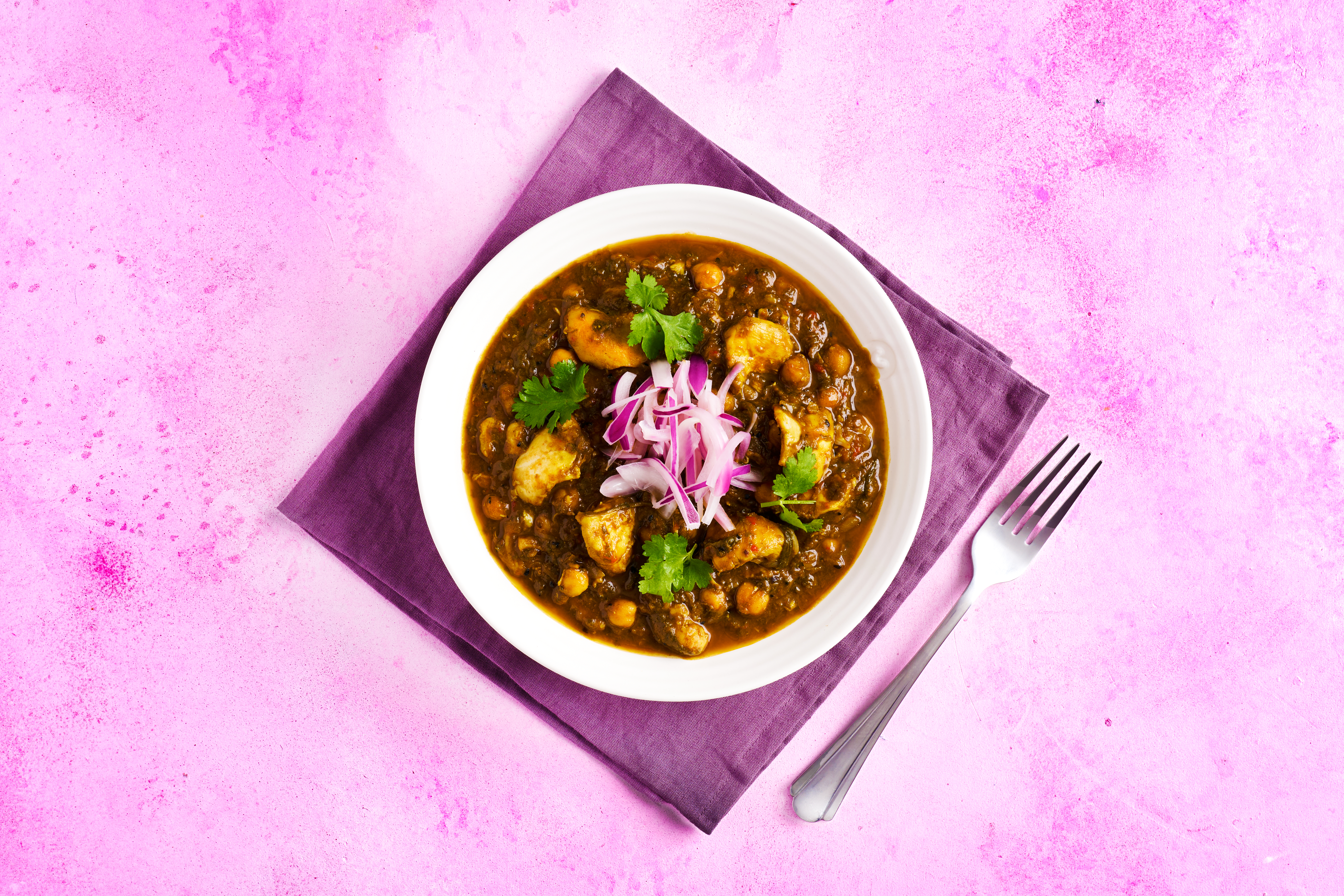 Slow-cooker chicken & chickpea curry