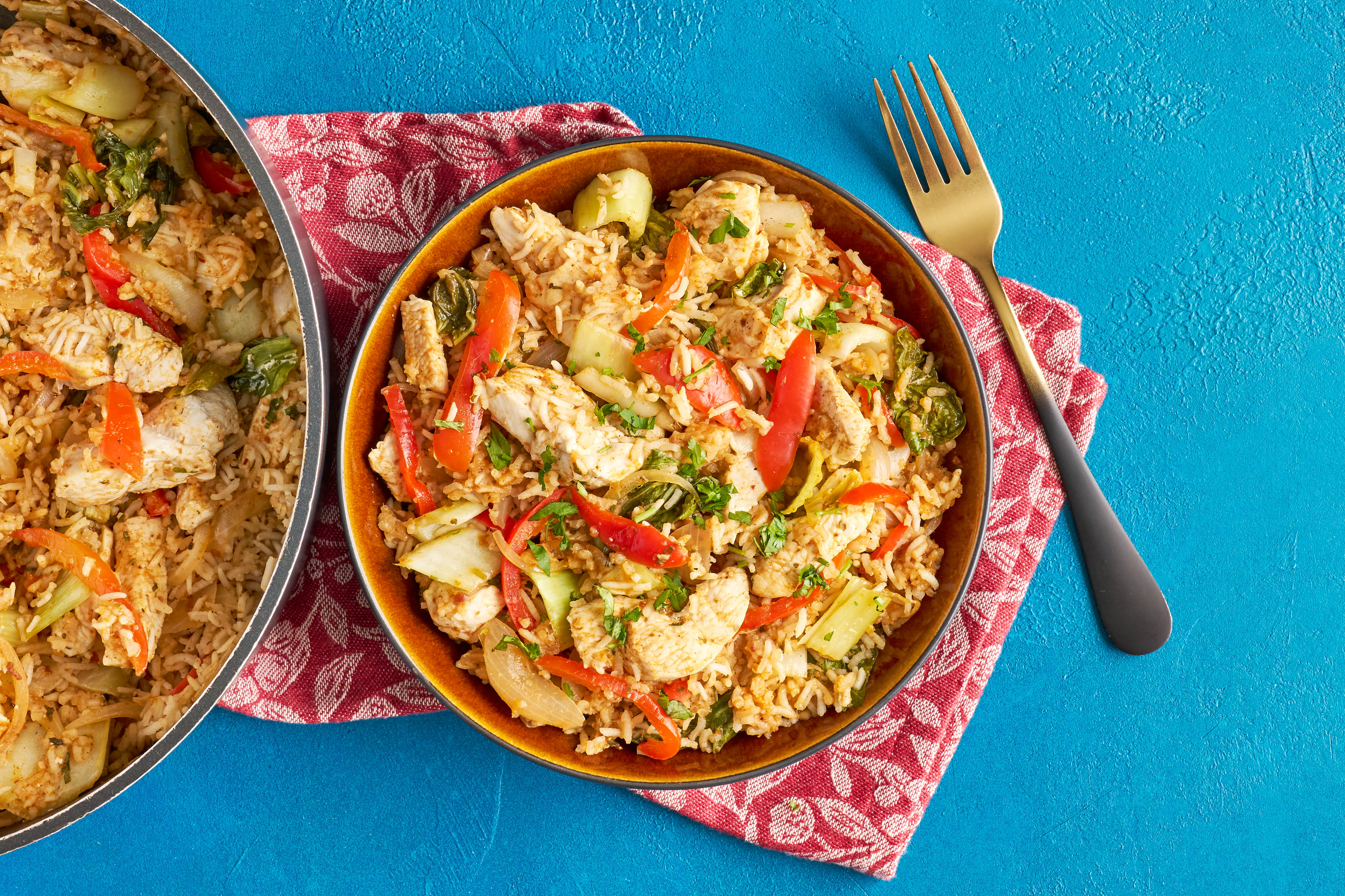 One-pan Thai chicken & rice