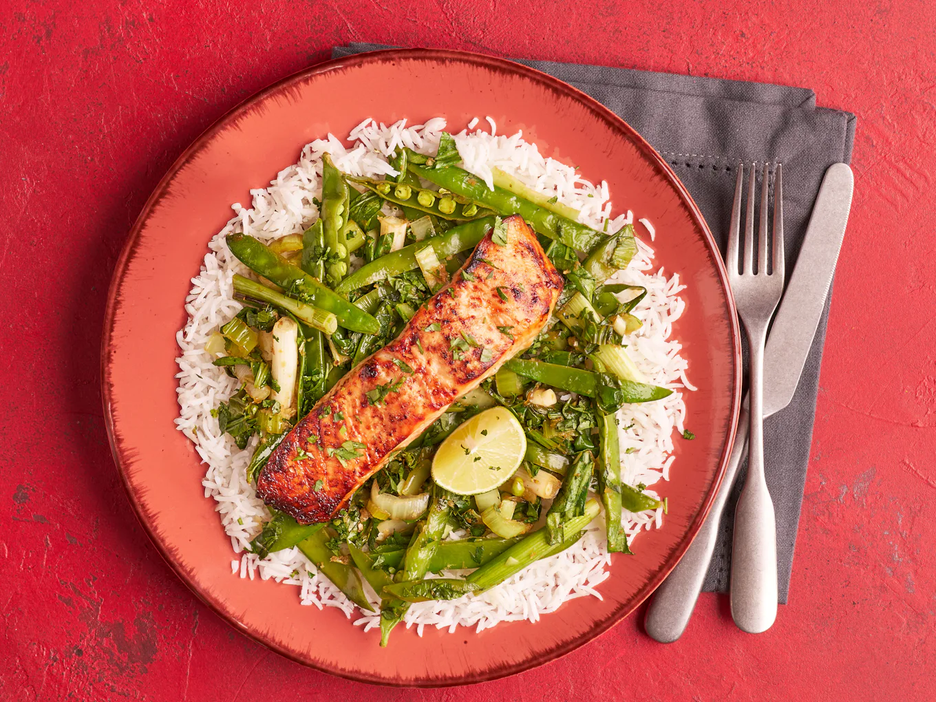 Miso salmon with ginger greens | Fish Recipe | Healthy Recipe Box ...