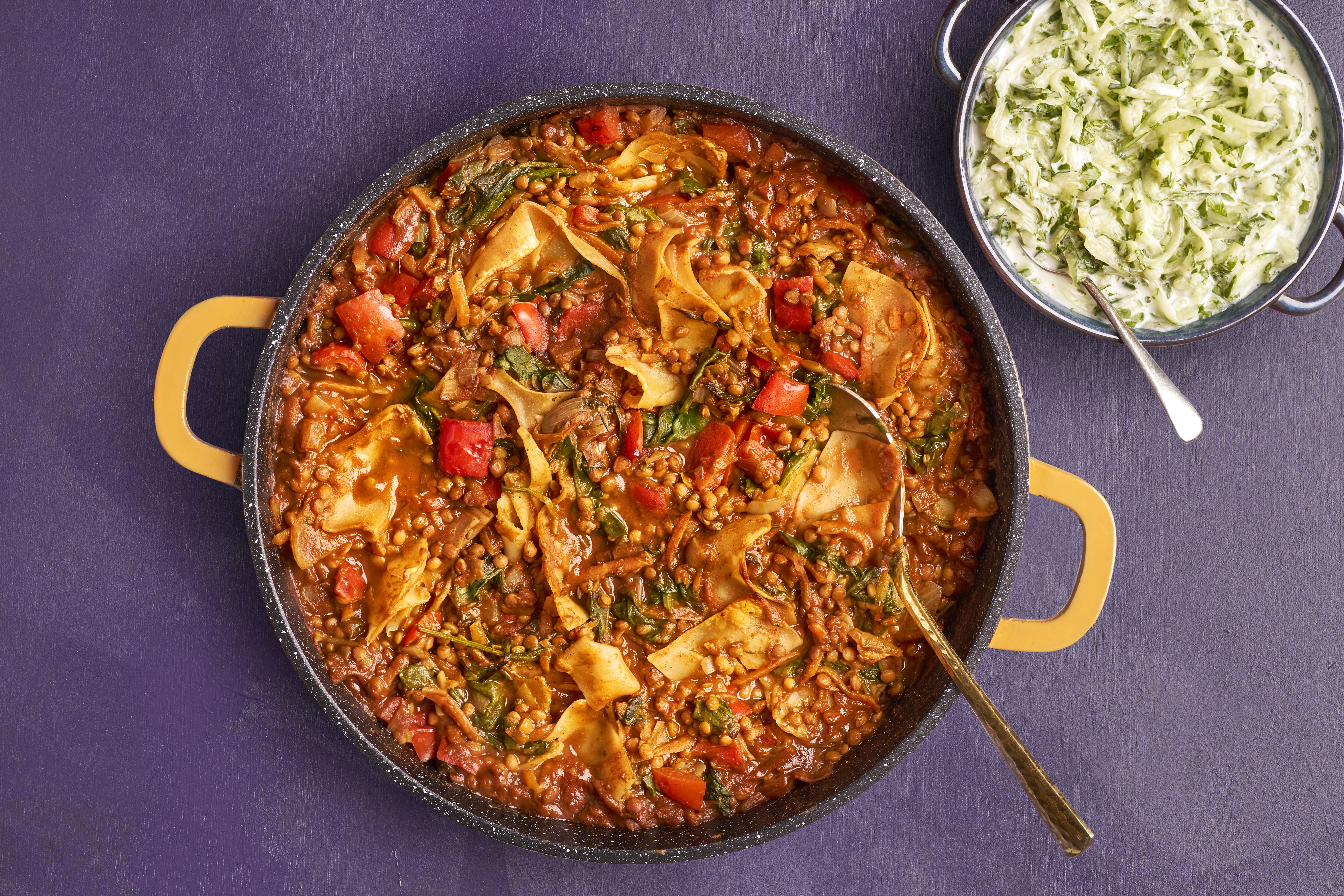 Fusion fabulous curried lentil lasagne