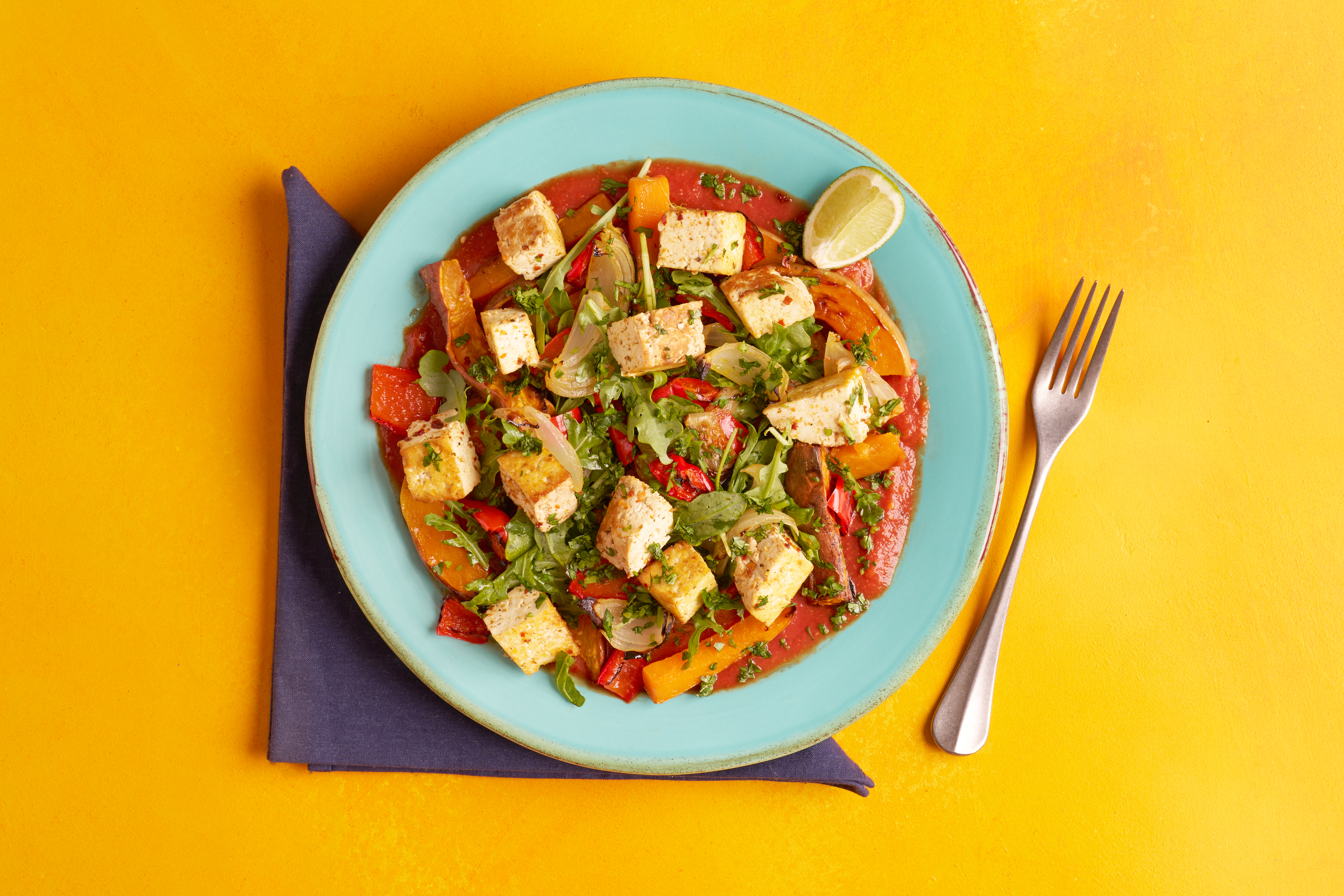 Turn up the heat peri-peri tofu